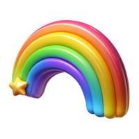 sereno artístico colorida arco Iris gradiente isolado suave transição transparente fundo autêntico png
