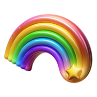 impressive traditional Colorful Rainbow Gradient Isolated Smooth Transition Transparent Background high quality png
