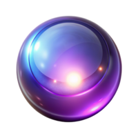 energetic mesmerizing A glowing orb of pure magic, pulsing with energy. NO BACKGROUND with Transparent Background. impeccable png