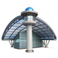 enchanting nostalgic avant-garde Modern airport terminal ceiling structure, NO BACKGROUND with Transparent Background. studio quality png
