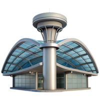 fascinating traditional Modern airport terminal ceiling structure, NO BACKGROUND with Transparent Background. precision png