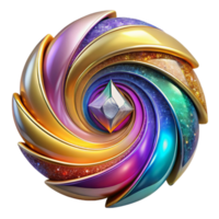 extraordinary rustic Colorful Stained Glass Abstract Pattern Cutout detailed png