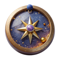 impressive creative Compass Top View Isolated Element detailed png