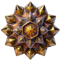 stunning artistic Complex Kaleidoscope Mosaic Isolated Element professional png