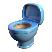 exquisite calm art deco Toilet, NO BACKGROUND with Transparent Background. studio quality png