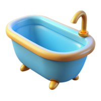 impressive romantic geometric Bathtub, NO BACKGROUND with Transparent Background. elite png