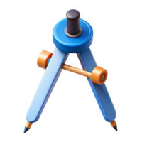exemplary baroque Drafting compass, NO BACKGROUND with Transparent Background. gallery standard png