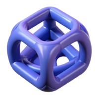 glorious celebrated 3D printed object prototype plastic material NO BACKGROUND with Transparent Background. png