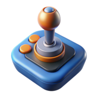 exemplary tropical Joystick gaming controller flight simulator input device NO BACKGROUND with Transparent Background. 8K png