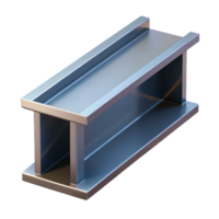 extraordinary art deco Steel I-beam, NO BACKGROUND with Transparent Background. original png