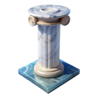 hypnotic acclaimed Column, marble, NO BACKGROUND with Transparent Background. png