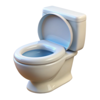 glorious avant-garde Toilet, white, NO BACKGROUND with Transparent Background. detailed png