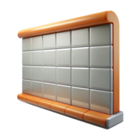 inspired coastal Wall tile, subway, NO BACKGROUND with Transparent Background. crisp png