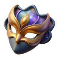 elegant artistic Cultural Mask Iconography Side View Isolated original png