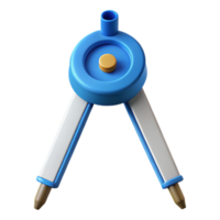 fascinating harmonious artistic Compass, drafting, NO BACKGROUND with Transparent Background. 8K png