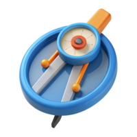 exemplary classic Compass, drafting, NO BACKGROUND with Transparent Background. elite png