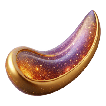 vibrant vintage Curved Line Side View Isolated Element premium png