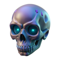 energetic stunning A single, detailed skull, adorned with magical markings. NO BACKGROUND with Transparent Background. ultra HD png