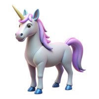 extraordinary rustic Unicorn, mythical horse with a single horn NO BACKGROUND with Transparent Background. museum quality png