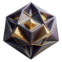 extraordinary artistic D Cube Tessellation Isolated Modern Style Sharp Angles premium png