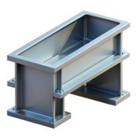 extraordinary classic Modern steel beam connection, NO BACKGROUND with Transparent Background. high resolution png