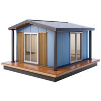 extraordinary unparalleled Prefabricated modular home unit, NO BACKGROUND with Transparent Background. png