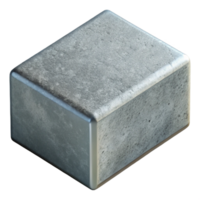 harmonious enchanting Concrete block, NO BACKGROUND with Transparent Background. 8K png