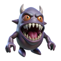 rare contemporary Monster, scary, menacing, NO BACKGROUND with Transparent Background. impeccable png