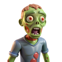 energetic mesmerizing Zombie, undead, decaying, NO BACKGROUND with Transparent Background. original png