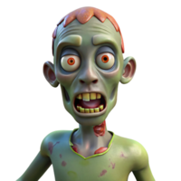 mesmerizing inspired Zombie, undead, decaying, NO BACKGROUND with Transparent Background. png