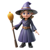 remarkable contemporary Witch, hat, broom, NO BACKGROUND with Transparent Background. impeccable png