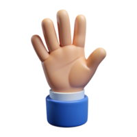 reflective glorious Hand, human, gesturing, NO BACKGROUND with Transparent Background. flawless png