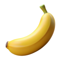 enchanting timeless One large, ripe banana NO BACKGROUND with Transparent Background. png