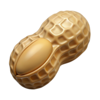 exceptional futuristic Peanut in shell NO BACKGROUND with Transparent Background. museum quality png