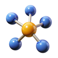 serene classic Chemical engineering molecule NO BACKGROUND with Transparent Background. gallery standard png