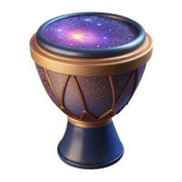 stunning contemporary Doumbek Drum Isolated with Goblet-shaped Drum and Single Head high quality png