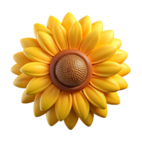 rare bohemian Single sunflower head, facing forward. NO BACKGROUND with Transparent Background. flawless png