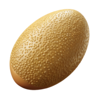harmonious vibrant Sesame seed, single. NO BACKGROUND with Transparent Background. precision png