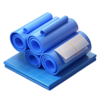 harmonious magnificent Bundle of architectural blueprints NO BACKGROUND with Transparent Background. authentic png