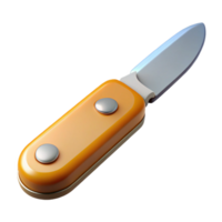 ethereal dazzling Utility knife NO BACKGROUND with Transparent Background. 8K png