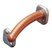 extraordinary whimsical geometric Cabinet handle NO BACKGROUND with Transparent Background. refined png