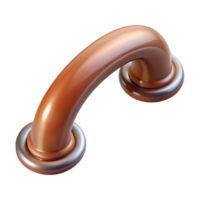 elegant distinctive Cabinet handle NO BACKGROUND with Transparent Background. png