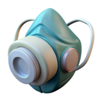 inspired nordic Dust mask NO BACKGROUND with Transparent Background. high resolution png
