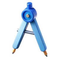 fascinating playful traditional Architect's compass NO BACKGROUND with Transparent Background. crisp png