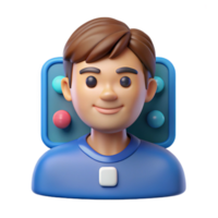 inspired futuristic Facial recognition software interface. NO BACKGROUND with Transparent Background. sharp png