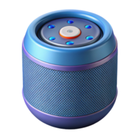 harmonious exquisite Smart speaker with voice assistant activated. NO BACKGROUND with Transparent Background. top-tier png