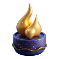 stunning traditional Flickering Candle Flame Representing Passing Time Cutout exclusive png