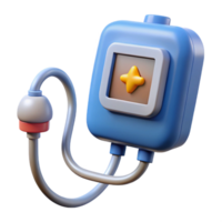 magnificent playful industrial Medical device for monitoring vital signs. NO BACKGROUND with Transparent Background. genuine png