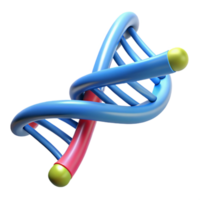 passionate dazzling DNA double helix structure. NO BACKGROUND with Transparent Background. refined png