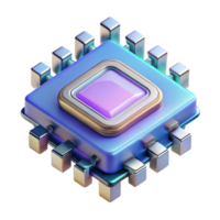 hypnotic classic Quantum computer processor. NO BACKGROUND with Transparent Background. precision png